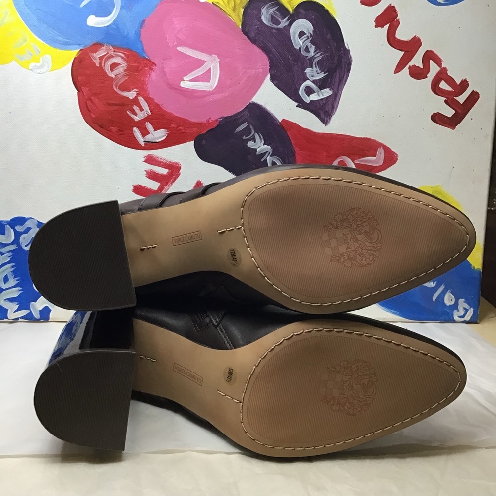 Vince Camuto Women's Brown Ankle Boots Size 12M - Picture 3 of 4